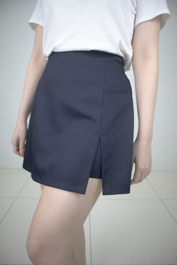 Kayden Cotton Skort (Dark Blue)